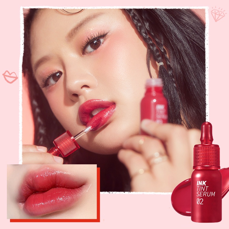 Son nước trang điểm dưỡng ẩm thiết kế lọ nhỏ mini