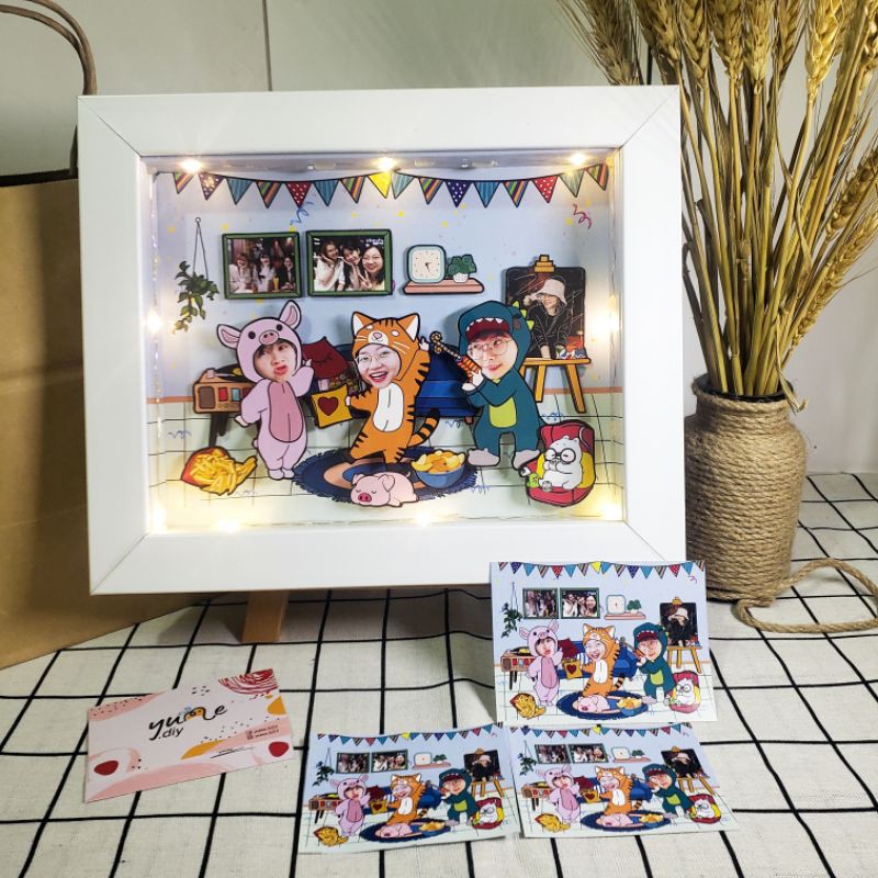 Quà tặng 3D nổi scrapframe