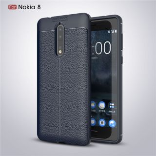ỐP LƯNG NOKIA 8 VÂN DA DERMA CHỐNG SỐC