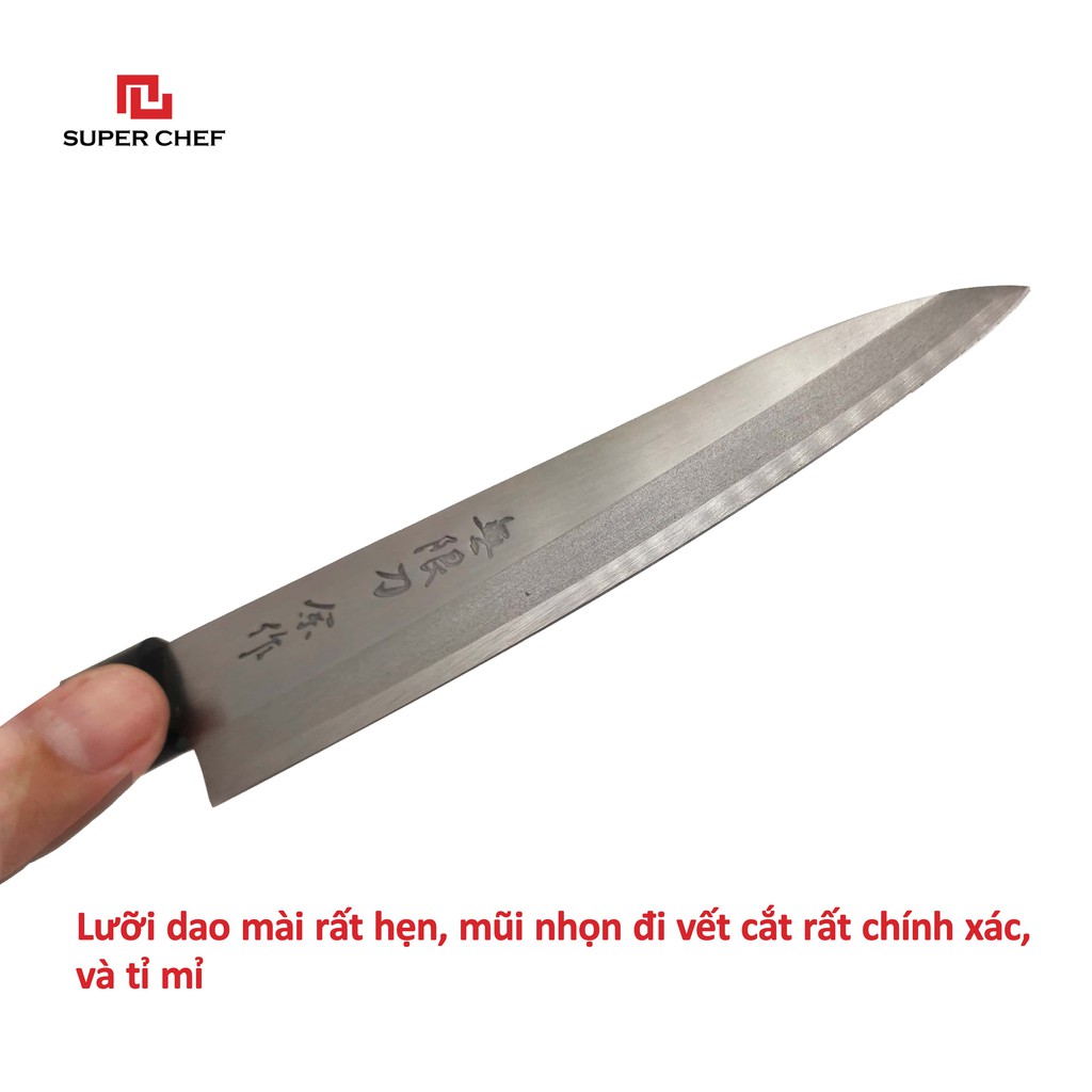 Dao Gọt Hoa Quả Tiêu Chuẩn Nhật Chính Hãng Super Chef Lưỡi 13.5cm Siêu Sắc DAO 6
