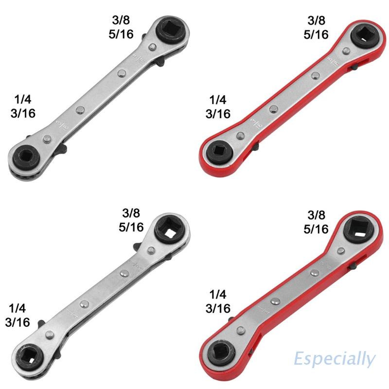 Cờ lê hình vuông 4 kích cỡ 1 / 4x3 / 16x3 / 8x5 / 16