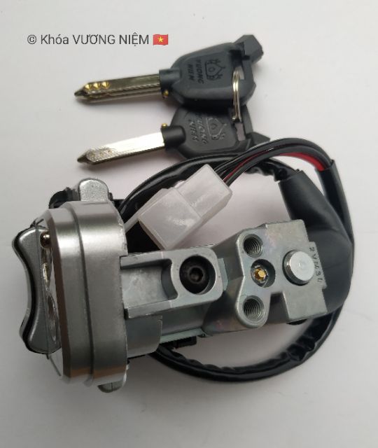 Khóa máy xe Airblade 2014 chìa 6 cạnh chống trộm cao cấp chính hãng VƯƠNG NIỆM 🇻🇳