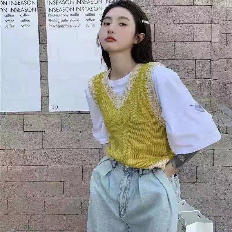 Áo Len Nữ Không Tay Kiểu Dáng Mới