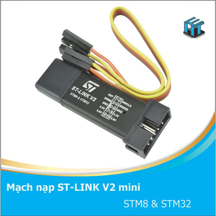 Mạch Nạp STM8 STM32 ST-Link V2 Mini [HTE Quy Nhơn CN2]