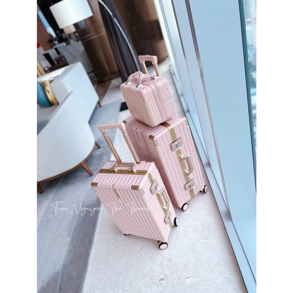 Vali khóa sập VÀNG 24K  CHỐNG BỂ VỠ- CHỐNG RẠCH MÓC- CHỐNG XƯỚC BH 10 Năm