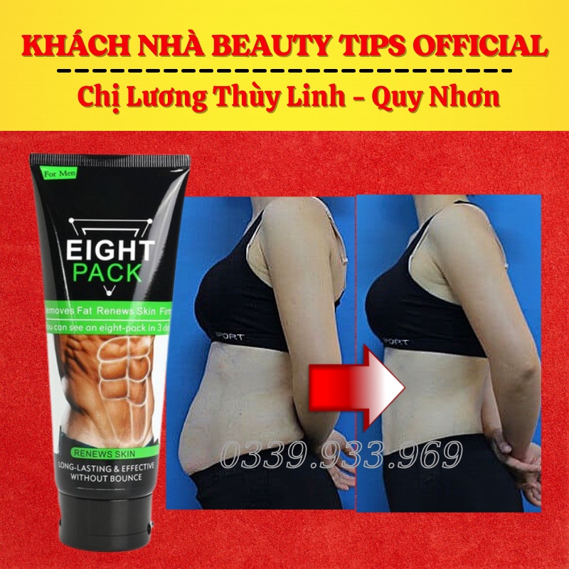 Kem Tan Mỡ - Tăng Cơ Bụng Eight Pack Aichun Beauty 170g