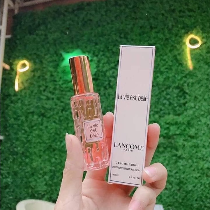 Combo 2 chai lan com lavieest belle nữ 20ml mini dạng xịt - Mùi lan com lavieest belle ngọt ngào- Nuochoamini20ml