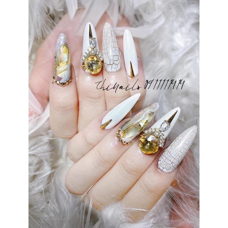 sơn gel hot, gel nứt bán lẻ đen - trắng