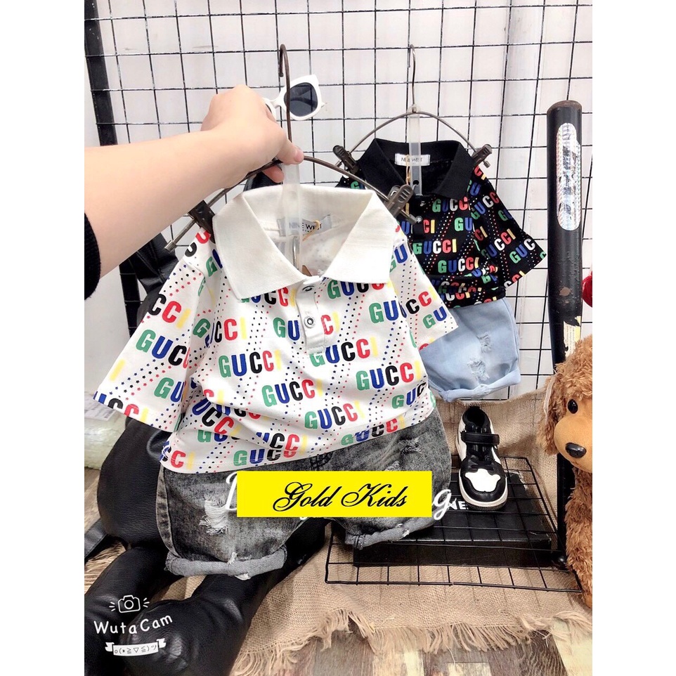 SET BỘ THUN GUCCI XỊN XÒ HÀNG QUẢNG CHÂU CHO BÉ TRAI