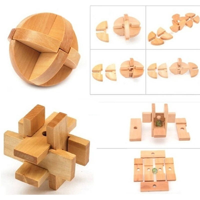Bộ Xếp Hình 3d Bằng Gỗ Cho Bé