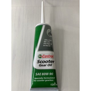 Nhớt Lap Xe TAY GA CASTROL Scooter Gear Oil, 80W90, GL-5, 120mL