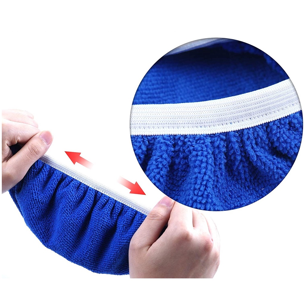 Phớt Đánh Bóng Xe Ô Tô Vải Microfiber Mềm Mịn
