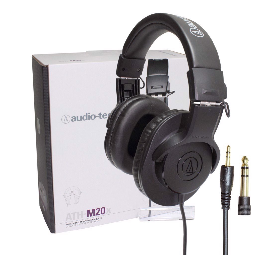 Tai Nghe Kiểm Âm Audio Technica ATH-M20X - Hàng Chính Hãng