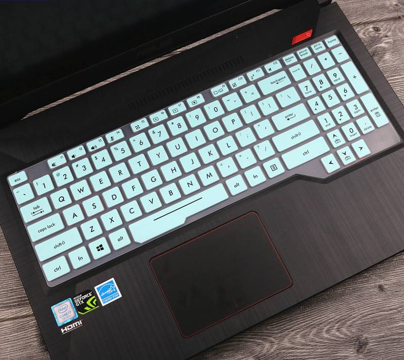 Miếng dán bảo vệ bàn phím máy tính ASUS ROG STRIX HERO II GL504G GL504GM GL504GS 15.6'' bằng silicon