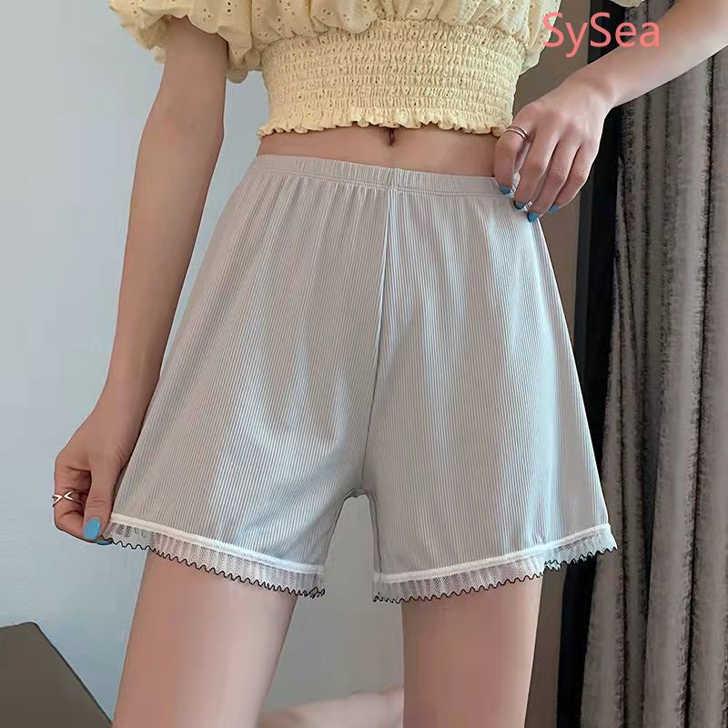 Quần An Toàn Phối Ren Thời Trang Mùa Hè Hàn Quốc Cho Nữ