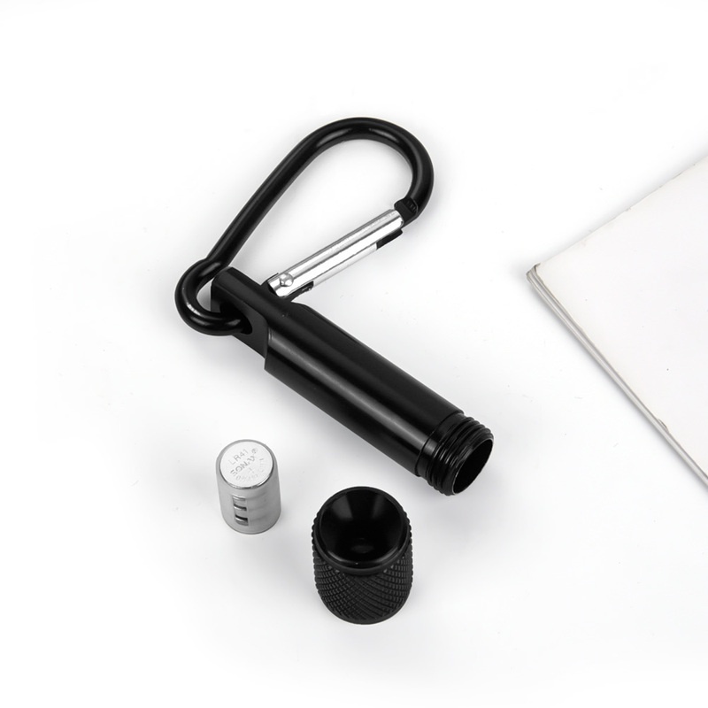 1 Móc Chìa Khóa Mini Bằng Nhôm Dùng Đi Cắm Trại