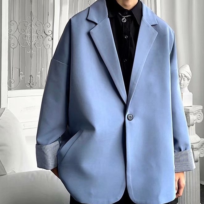 blazer nam Thiết Kế Đơn Giản Thời Trang áo choàng unisex Trẻ Trung phong cách Hàn Quốc áo khoác blazer nữ jacket
