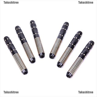 Takashitree✐3Pcs Pure Copper Black And Gold Barrels Engraved Safety Soft Dart Body Dart Tube