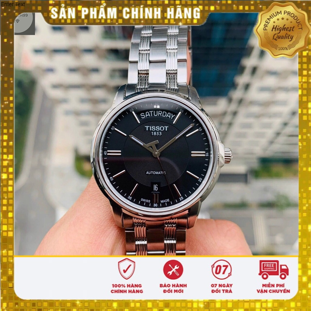 Đồng hồ nam Tissot T065.930.11.051.00  Automatic III Day Date Black Dial Men’s Watch chính hãng