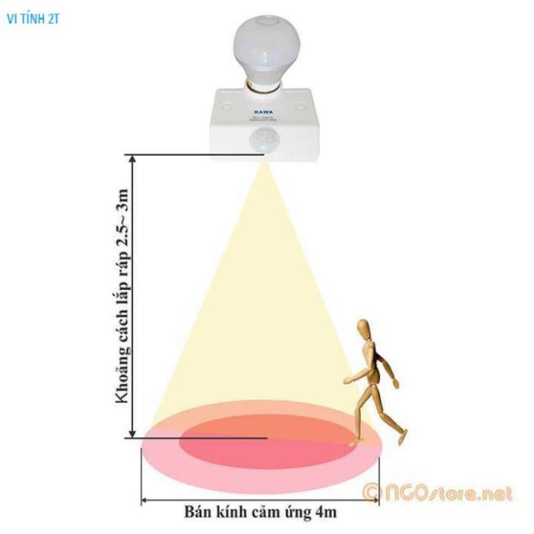 Đui đèn cảm ứng KAWASAN SS682