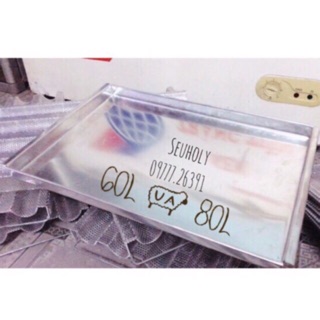 [HÀNG ORDER] Khay nhôm cao thành cho lò từ 60-80l