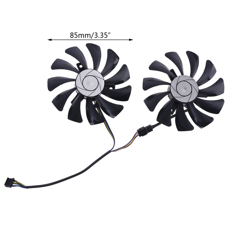 1 Cặp Quạt Làm Mát 85mm HA9010H12F-Z 4Pin Cho MSI GTX 1060 OC 6G GTX 960 P106-100 P106 GTX1060 GTX960 G