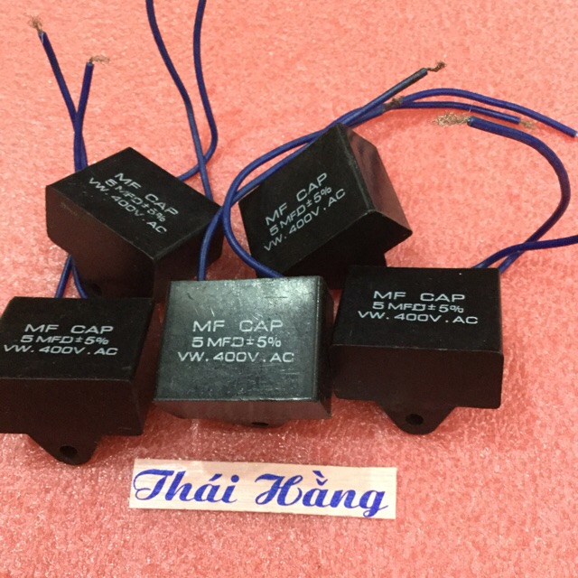 Tụ quạt 5 M/400 v giá cho 5 chiếc