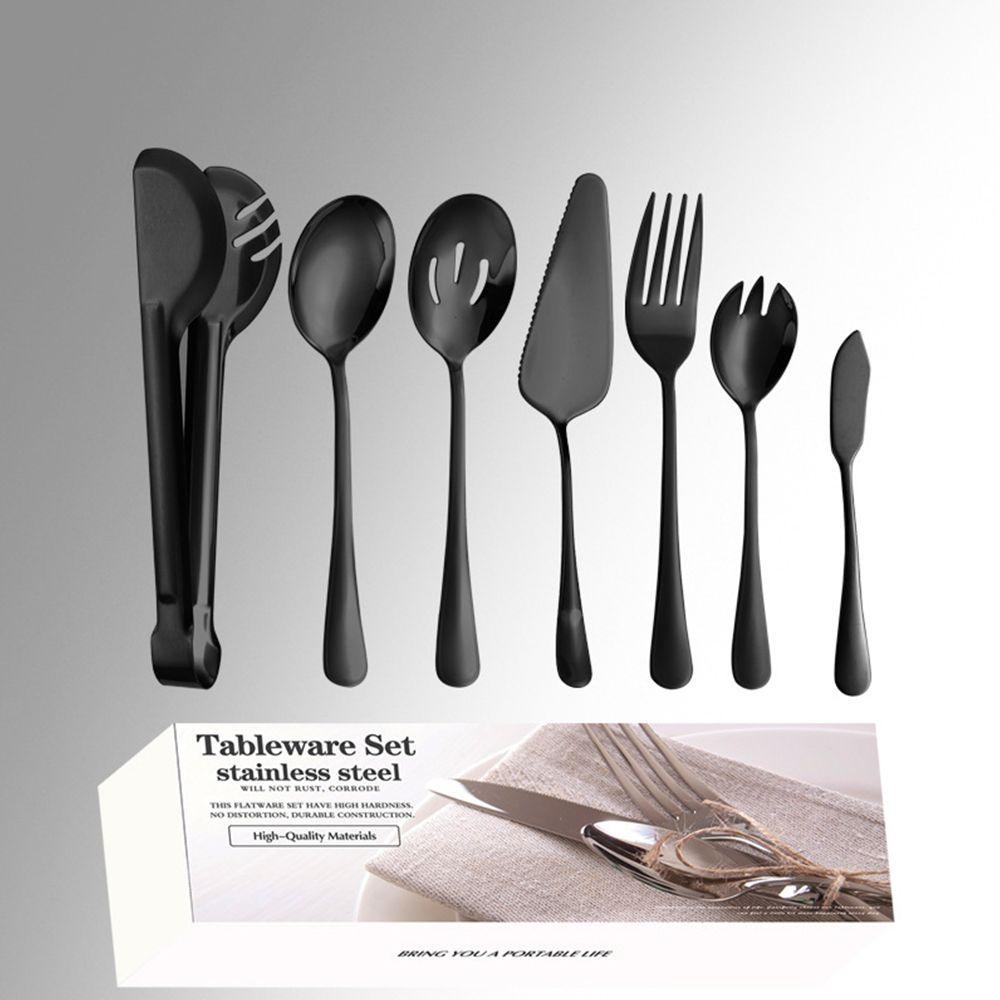 Bộ Muỗng Nĩa Bằng Thép Không Gỉ Tiện Dụng Cho Nhà Bếp