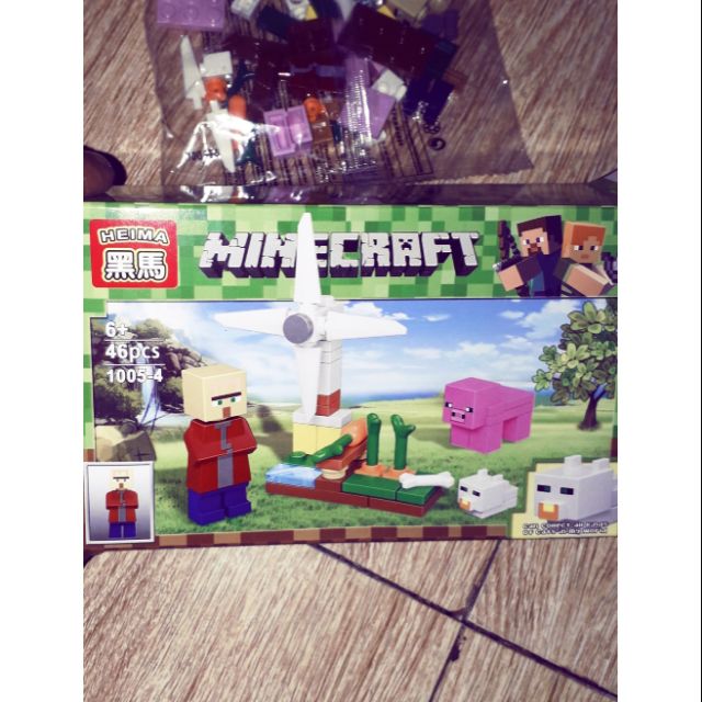 Lắp ráp 1 hộp LegoMine craft 1005 rất đẹp như hình