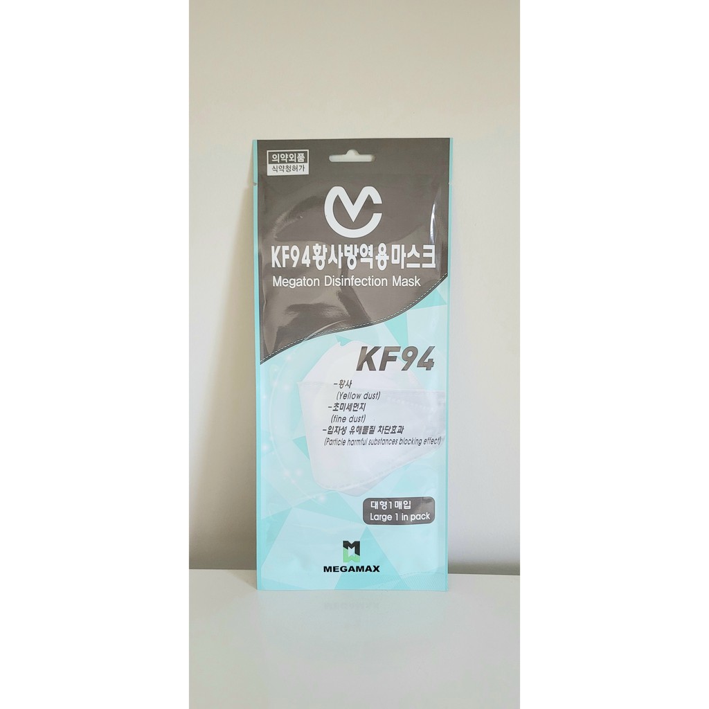 Khẩu Trang KF94 Megaton Disinfection Mask Size Người Lớn/ 1 Chiếc