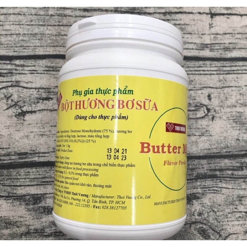 Bột hương bơ sữa (Butter Milk) Đài Loan 50g