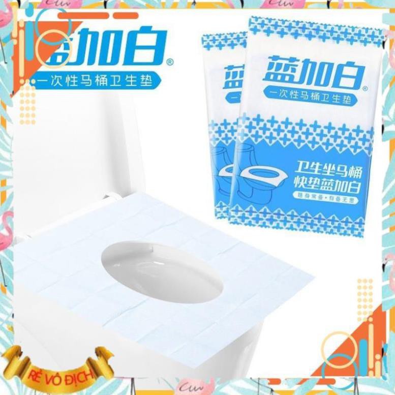 [Đồ Gia Dụng-Giá Rẻ] Giấy lót bàn cầu vệ sinh/ TOILET SEAT COVER dùng 1 lần tiện lợi, vệ sinh EOTIAYSHOP