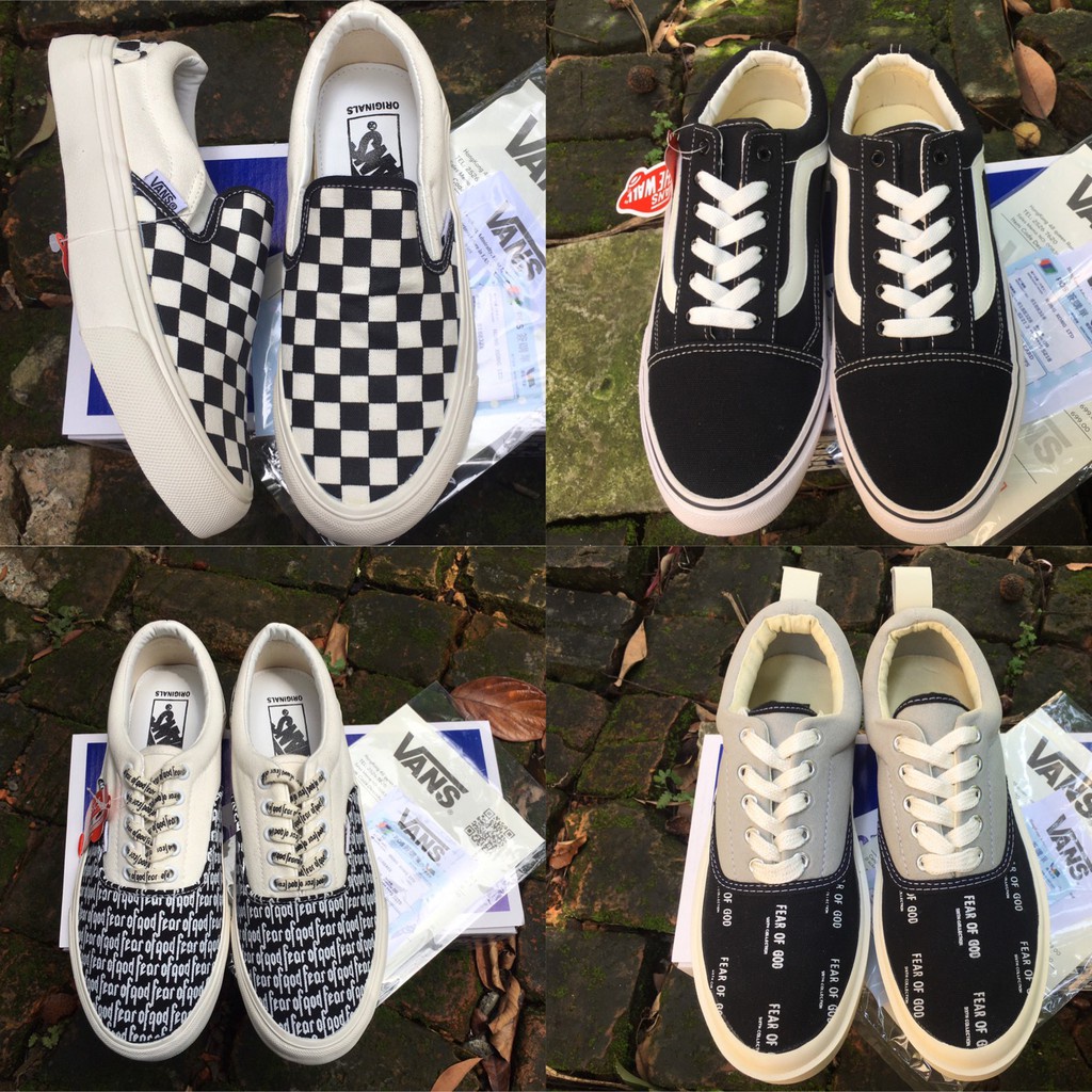 [Hàng 11] Giày Vans Vault Style Old Skool đen thấp - sabo store