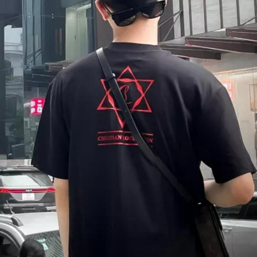 Áo Thun LBT Môi Đỏ Ngôi Sao ❤ Áo Phông Cotton Dày Dặn Dáng Rộng Nam Nữ NVA396