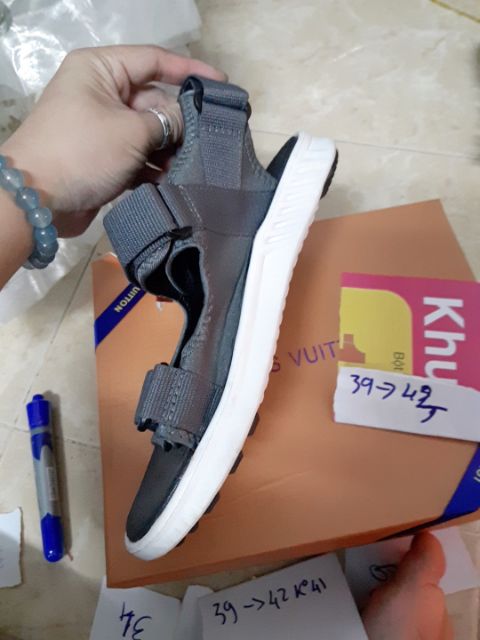 Giày Sandal Nam Vento Xuất Khẩu Nhật - Inb shop để chọn size ạ NV4538G Xám Đế Xám Cam