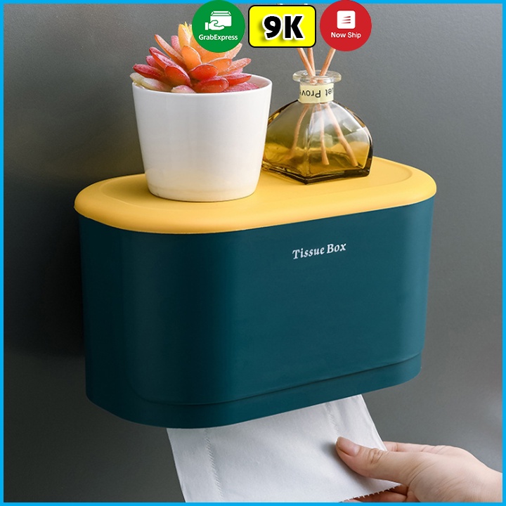 Hộp Kệ Đựng Giấy Vệ Sinh, Khăn Giấy Đa Năng Tissue Box Thiết Kế Đơn Giản Tiện Lợi