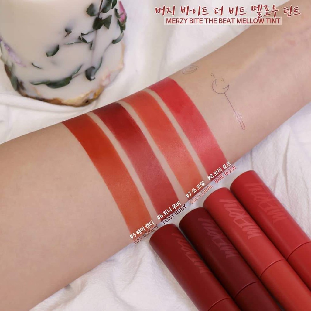 [Classic Blue,V6 EDITION,M5,M6] Son Kem Lì, Siêu Mịn Merzy Velvet Tint | BigBuy360 - bigbuy360.vn