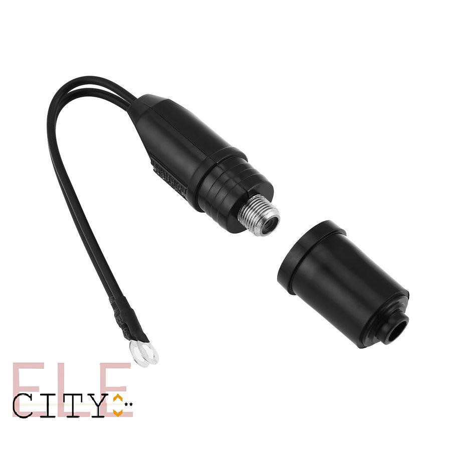 111ele} 1pcs TV Antenna 300 to 75 OHM Coaxial Cable Matching Transformer UHF/VHF/FM