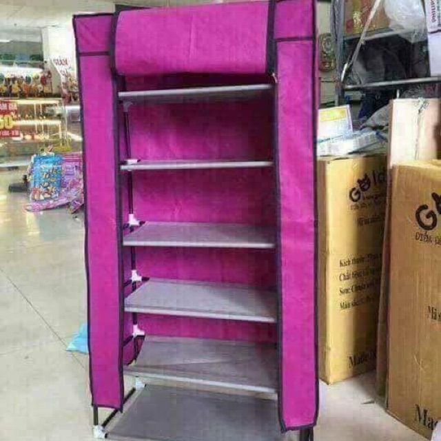 Kệ giày vải 6 tầng