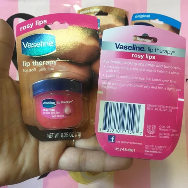 Vaseline dưỡng da dưỡng môi đủ size 7g/ 49g/ 368g