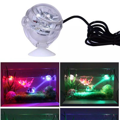 Đèn Led Tròn RX-M01 Cổng Sạc USB Cá , Hồ Thủy Sinh Ánh Sáng Cam