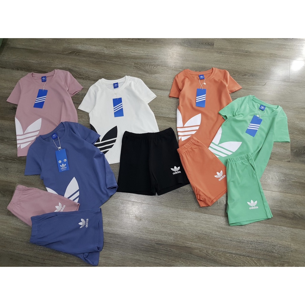 Bộ thể thao Adidas ba lá cho bé yêu