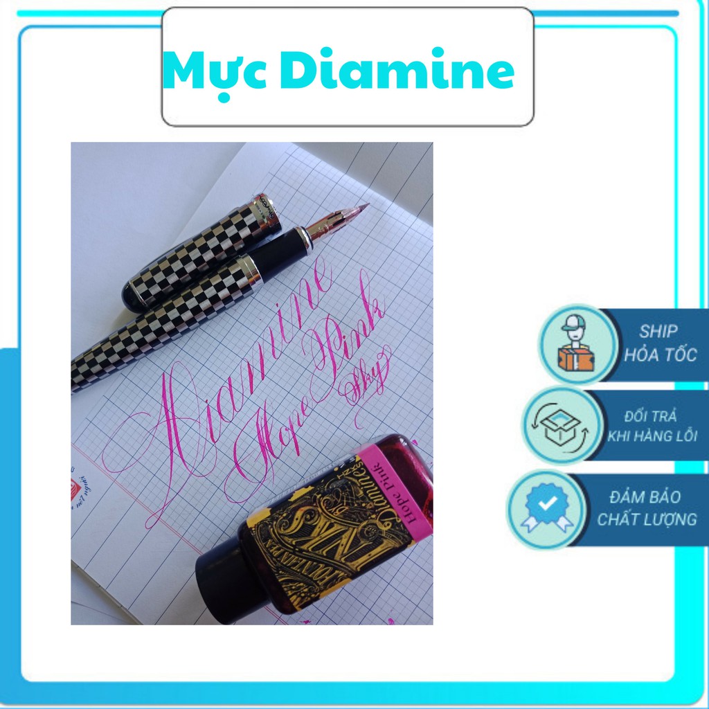 Mực Diamine 30ml | Mực viết bút mài nét thanh nét đậm