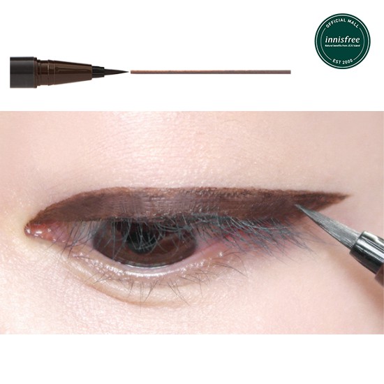 Bút kẻ mắt nước lâu trôi innisfree Powerproof Brush Liner màu 0.6g