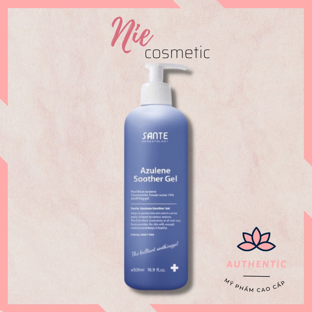 Gel SANTE HA Azulene soother làm dịu và phục hồi da 500g
