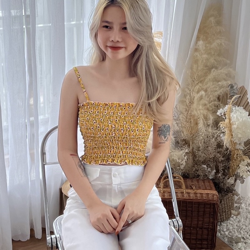 ÁO HAI DÂY HOA