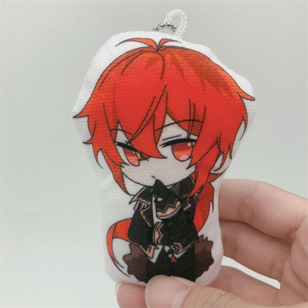 Móc Khóa Nhồi Bông Hình Nhân Vật Hoạt Hình Anime Genshin Va Chạm Hóa Trang