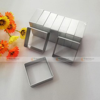 Bộ 10 khuôn bánh dứa hình vuông