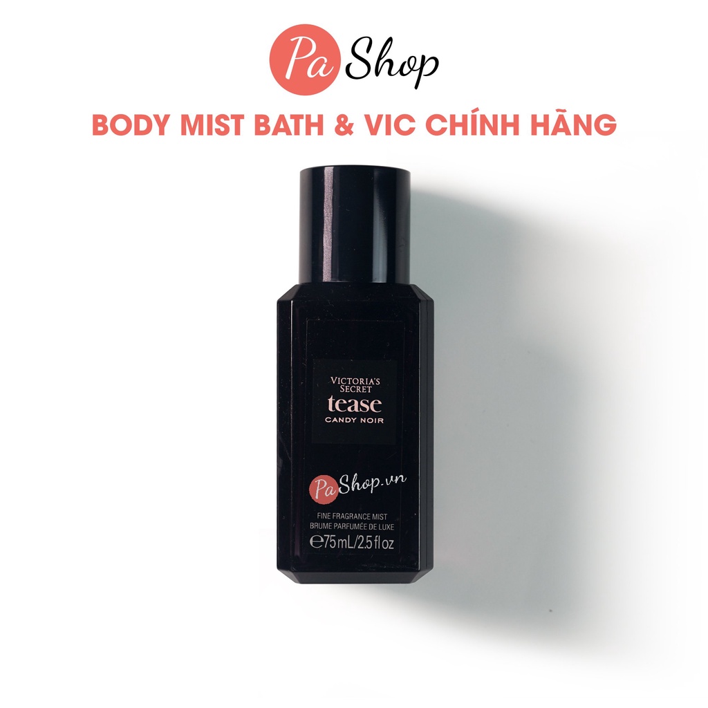 Xịt thơm body mist Victoria Secret Tease Candy Noir 75ML