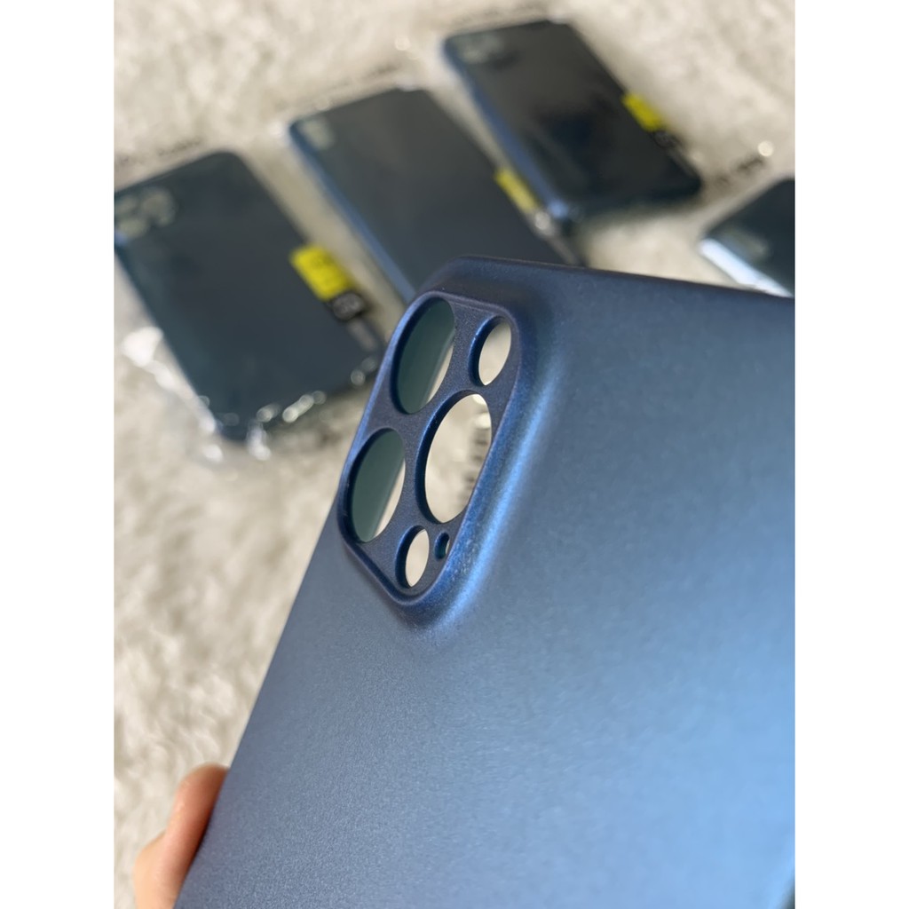 Ốp lưng lụa iPhone siêu mỏng chính hãng Memumi - màu xanh